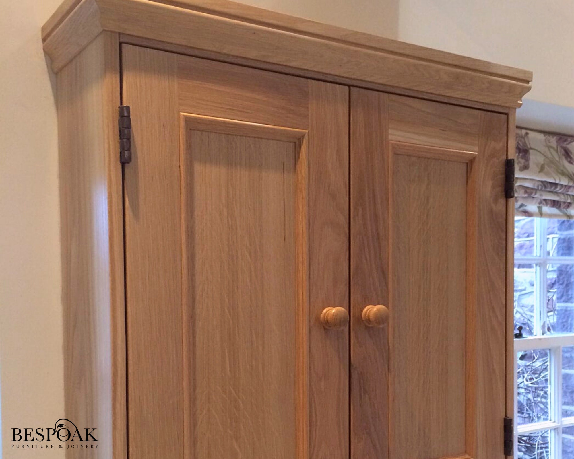 Handcrafted Solid Oak Wall Unit Etsy UK