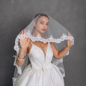 wedding lace veil
