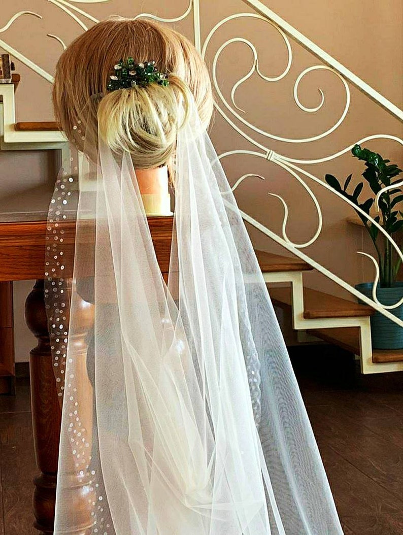 Boho Wedding Veil Bohemian Style Veil Veil on Two Combs Etsy