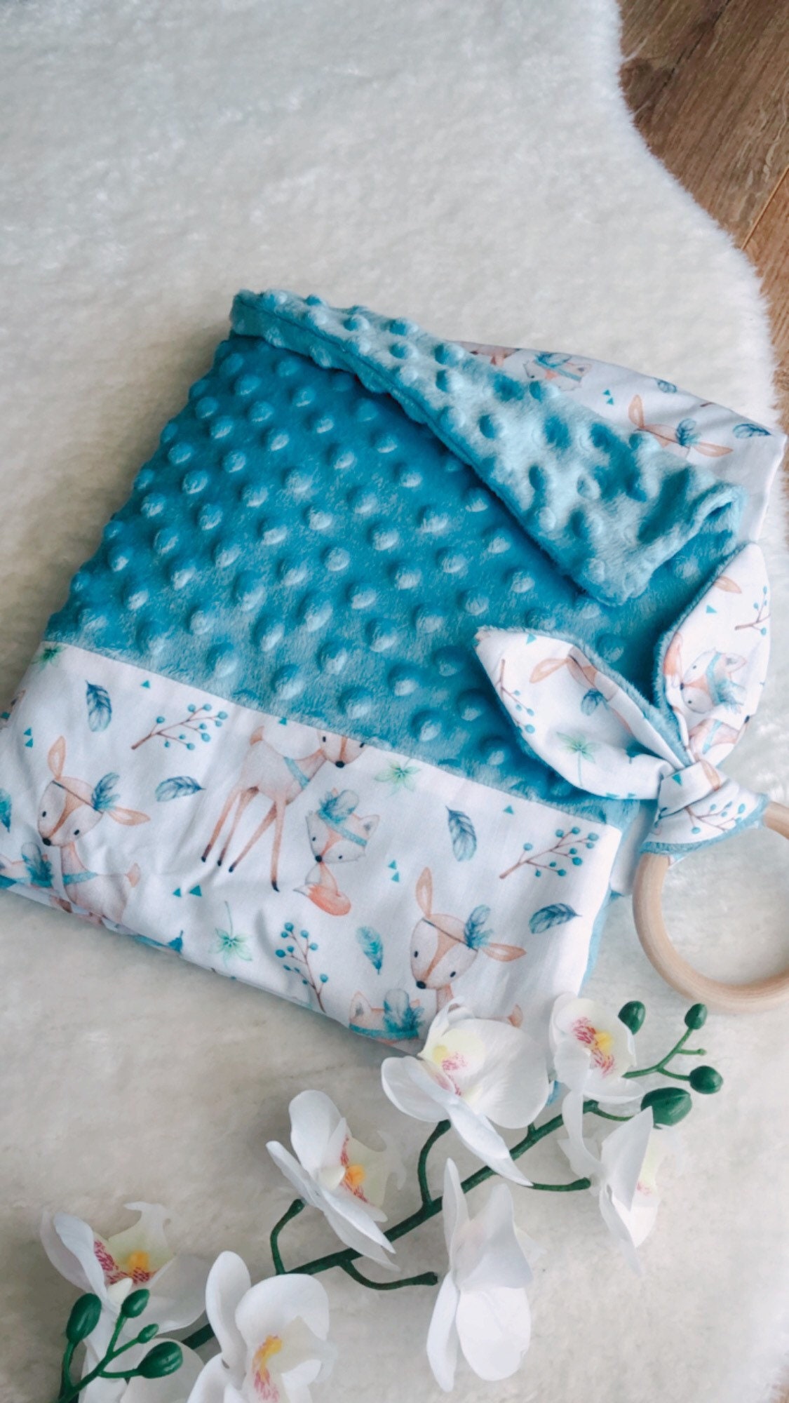 Couverture Bébé Minky