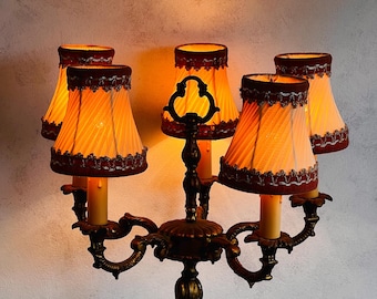 Bronze and Brass Floor Lamp with 5 Lights, Victorian Style Tripod Base with Claw Feet, Elegant Tall Standing Light Fixture
