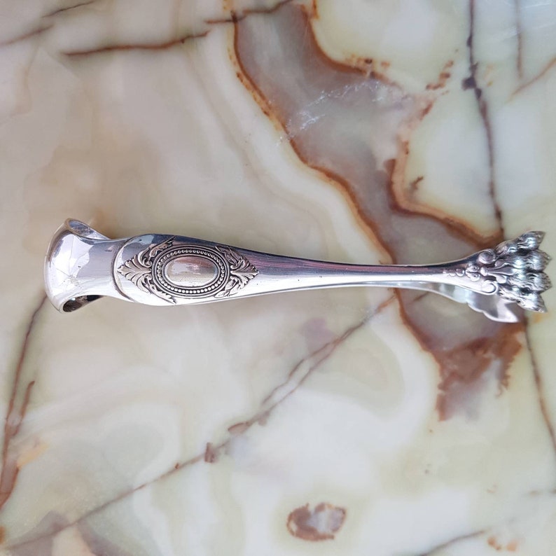 Vintage Silver Plated Sugar Claw Tongs Sugar Cube Tongs Etsy