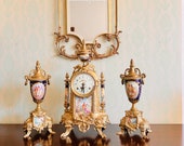 ON HOLD Mantel clock Lancini vintage from the 70 39 s made in Italy Hermle mecanism balance wheels and original key
