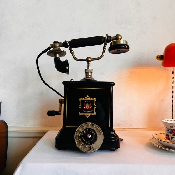 Vintage telephone Jydsk, Telefon Aktieselskab manufactured in Denmark