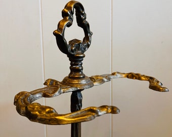 Antique umbrella stand brass holder