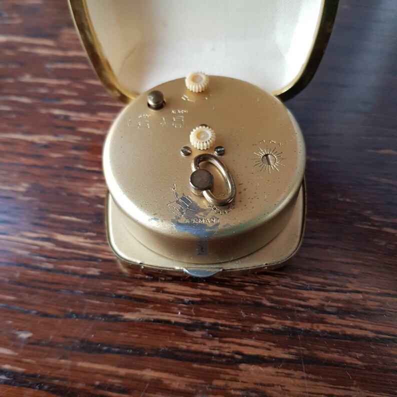 Vintage alarm clock 2 Jewels Europa Made in Germany desk Etsy