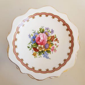Royal Albert Lady Carlyle Bone China Plates - Set of 6 English Tea Dishes