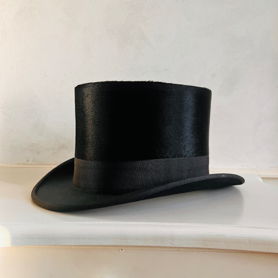 1930s Silk Top Hat Men s Black Formal Hat With Original Box Etsy 1930s-silk-top-hat-men-s-black-formal-hat-with-original-box-etsy
