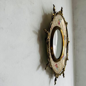 Vintage Convex Mirror Stunning Hollywood Regency Sunburst Wall Mirror, Made in England, Rare find!!!