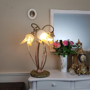 Renzo Del Ventisette Floor Lamp – 4-Tier Glass Shades, Brass Finish, Hollywood Regency Style