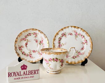 Royal Albert Dimity Rose Tea Set - Etsy