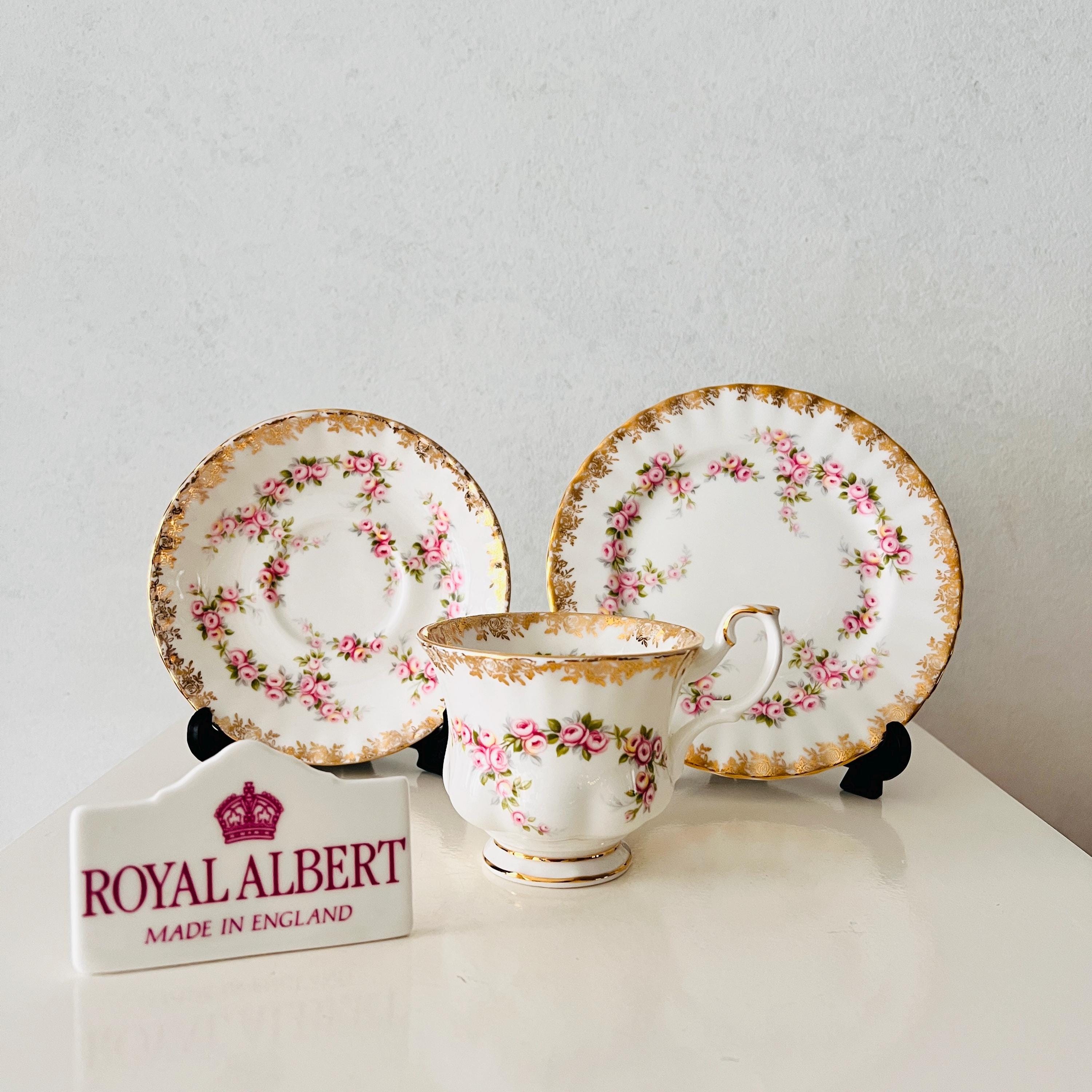 Royal Albert Dimity Rose Set - Etsy