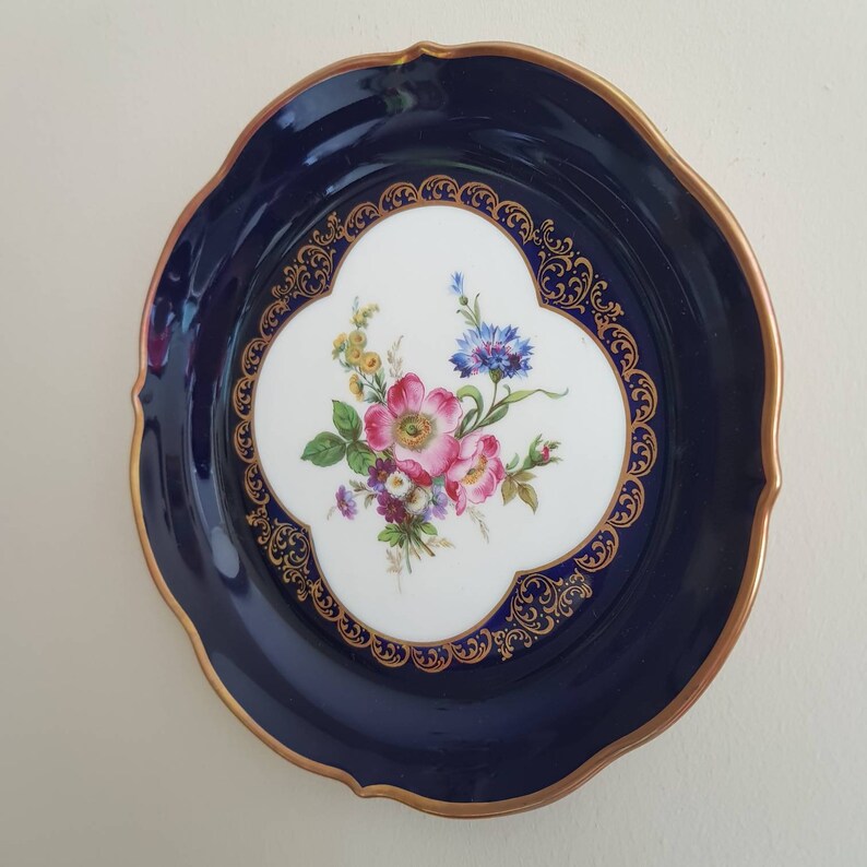 Bavaria Porcelain Plates Decorative Plates Made in Germany Etsy