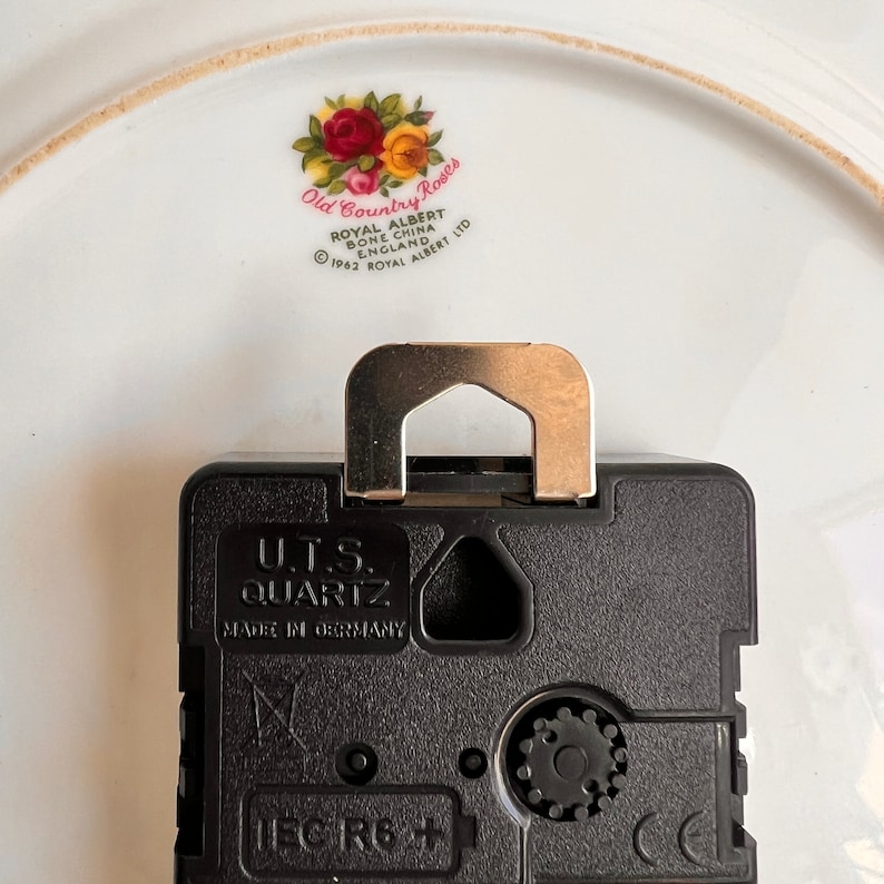 Rare Royal Albert Old Country Roses Wall Clock Quartz Clock Etsy