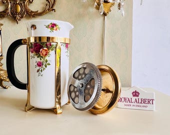 ロイヤルアルバート オールドカントリーローズ コーヒーポット - 大型