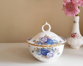 Royal Albert Moonlight Rose Covered Candy Dish with Lid – Bone China