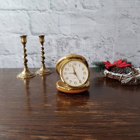 Vintage Alarm Clock Made In Germany Travel Clock Etsy