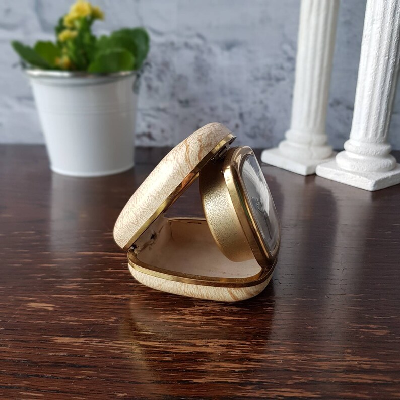 Vintage alarm clock 2 Jewels Europa Made in Germany desk Etsy