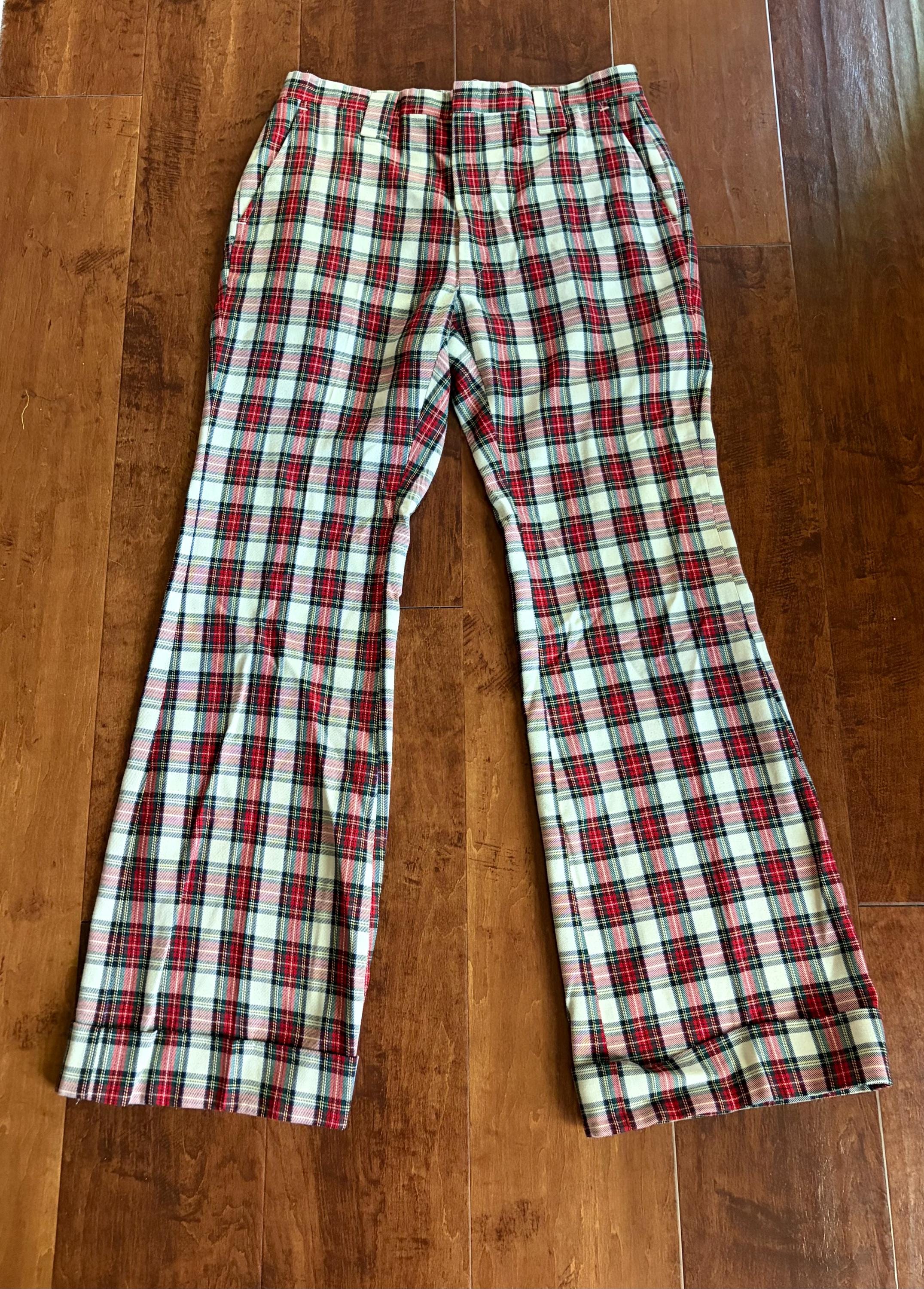 Mens Plaid Bell Bottoms - Etsy display picture 1