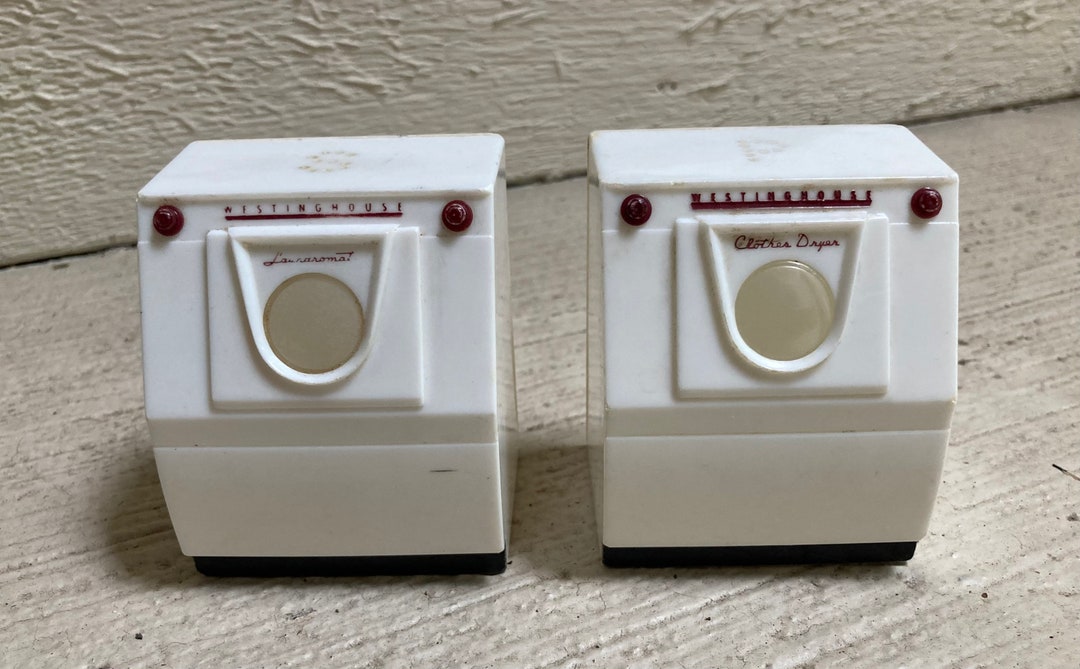 Vintage Westinghouse Washing Machine & Dryer Salt and Pepper Etsy