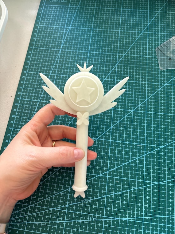 Star Shield made by luminous PLA filament, cosplay 6,5in X 4.5in X 1in
