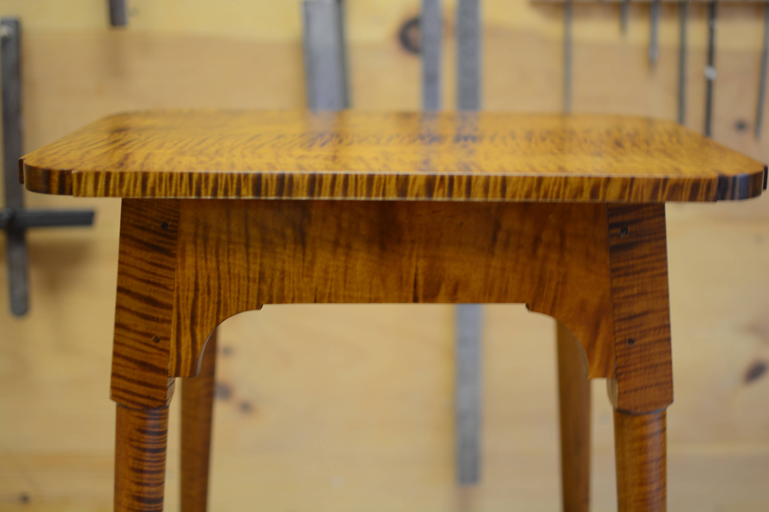 Tiger Maple End Table / Curly Maple End Table / Tiger Maple Etsy