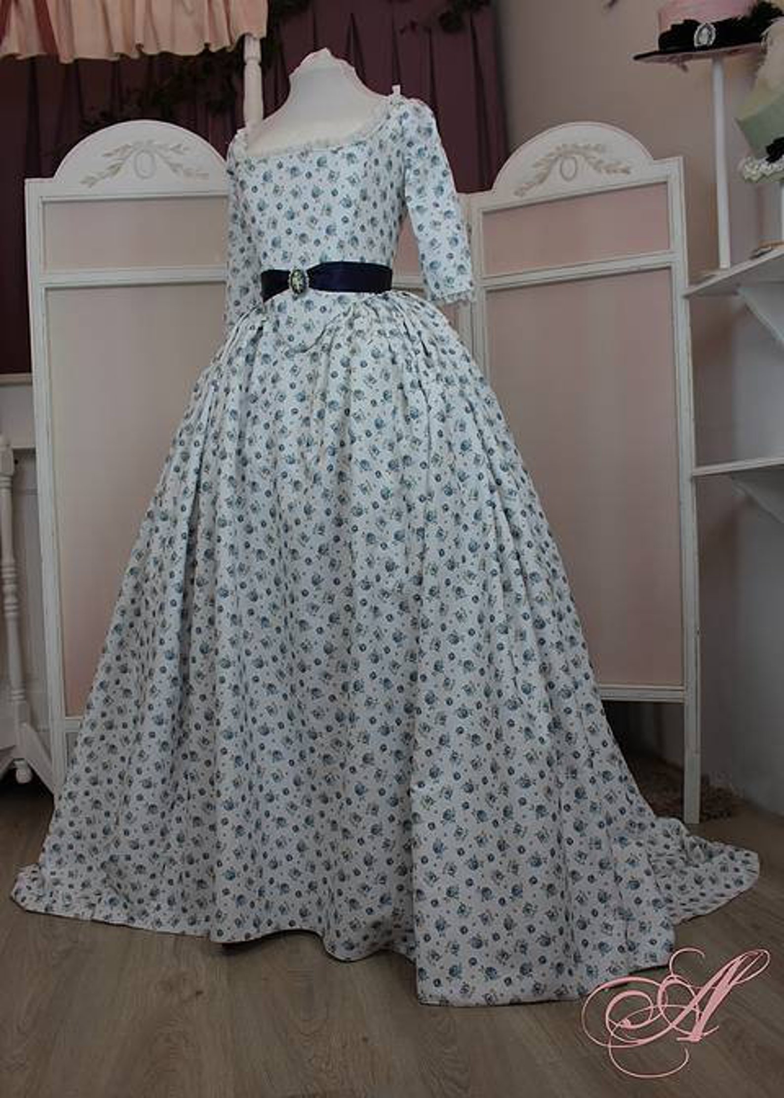 Rose Bertin Collection Dress Etsy