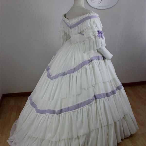 Vestido de novia colección Eugénie de Montijo Vestido victoriano (histórico)