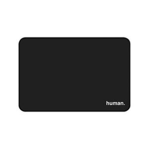 Alfombrilla de escritorio humana, alfombrilla de ratón minimalista con IA, regalo tecnológico divertido para programadores, ingenieros y amantes de la IA, alfombrilla de escritorio negra para oficina.