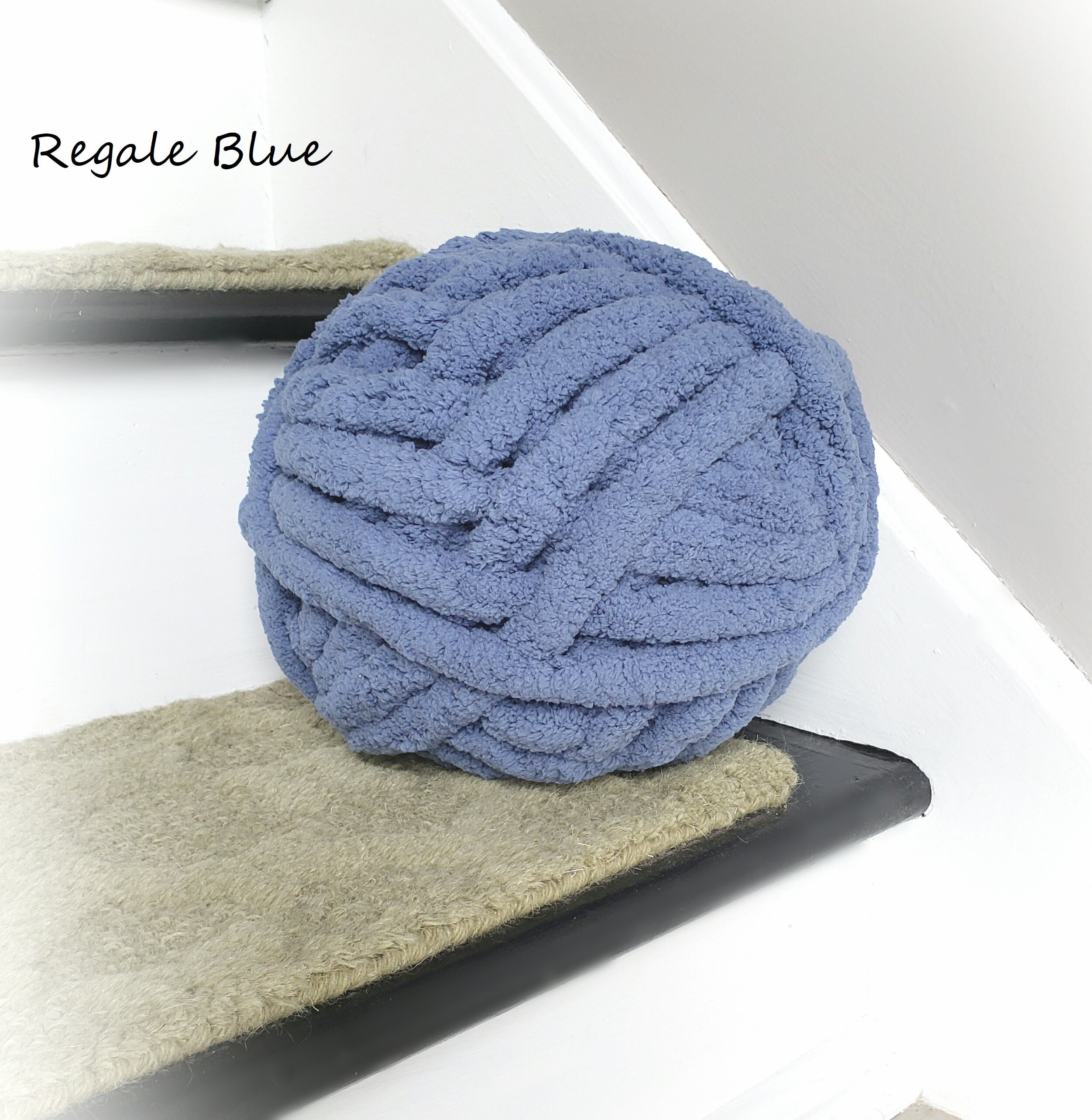 25X30 Vegan Chenille Baby/Lap Blanket, 100 Polyester, Chunky Knit