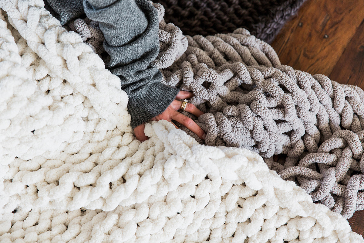 Vegan Chenille Blanket, 100 Polyester, 25X30, 50X60, 50X70, 62X74