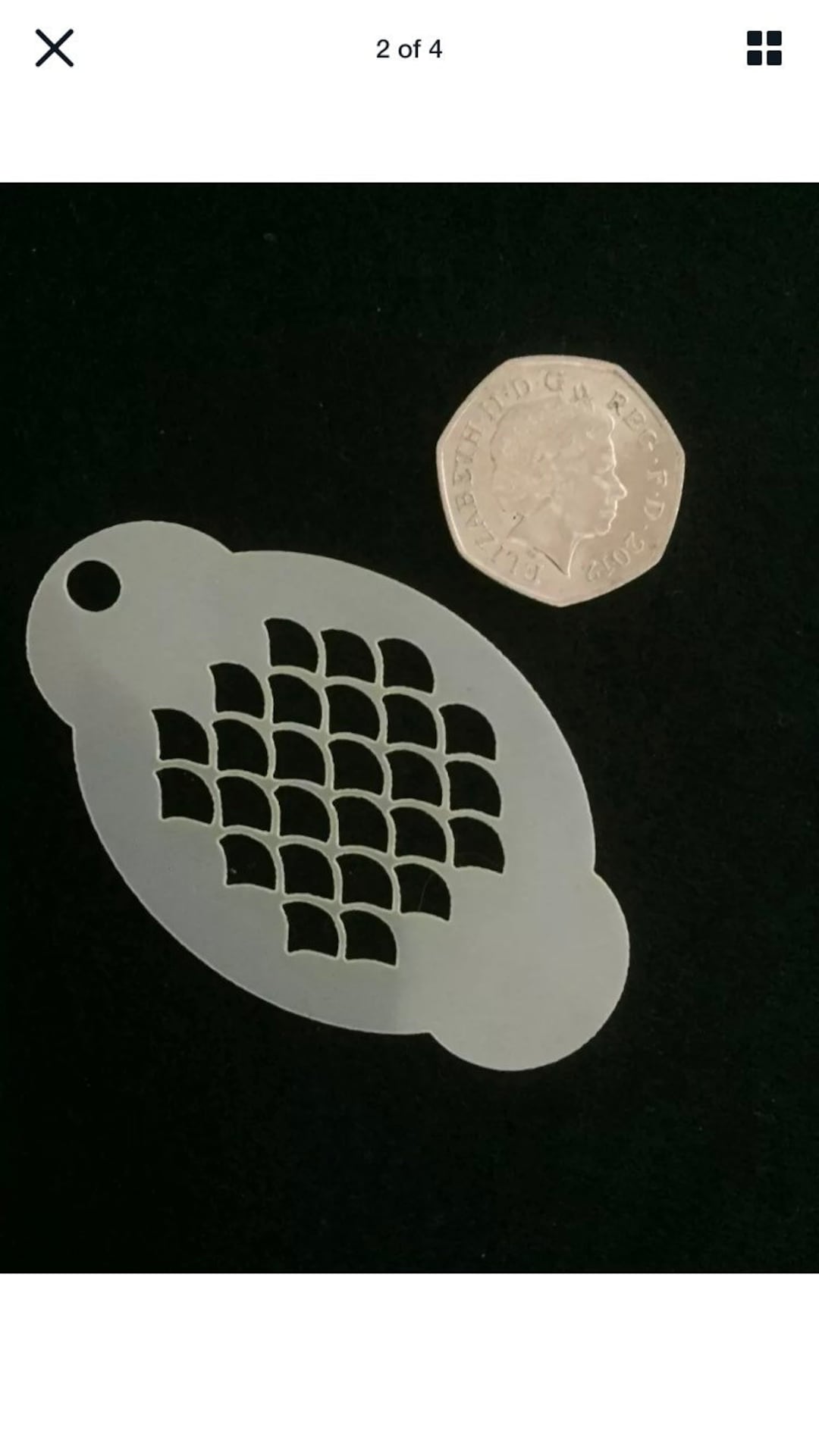 Mermaid Scales Face Paint Stencil Mylar - Etsy