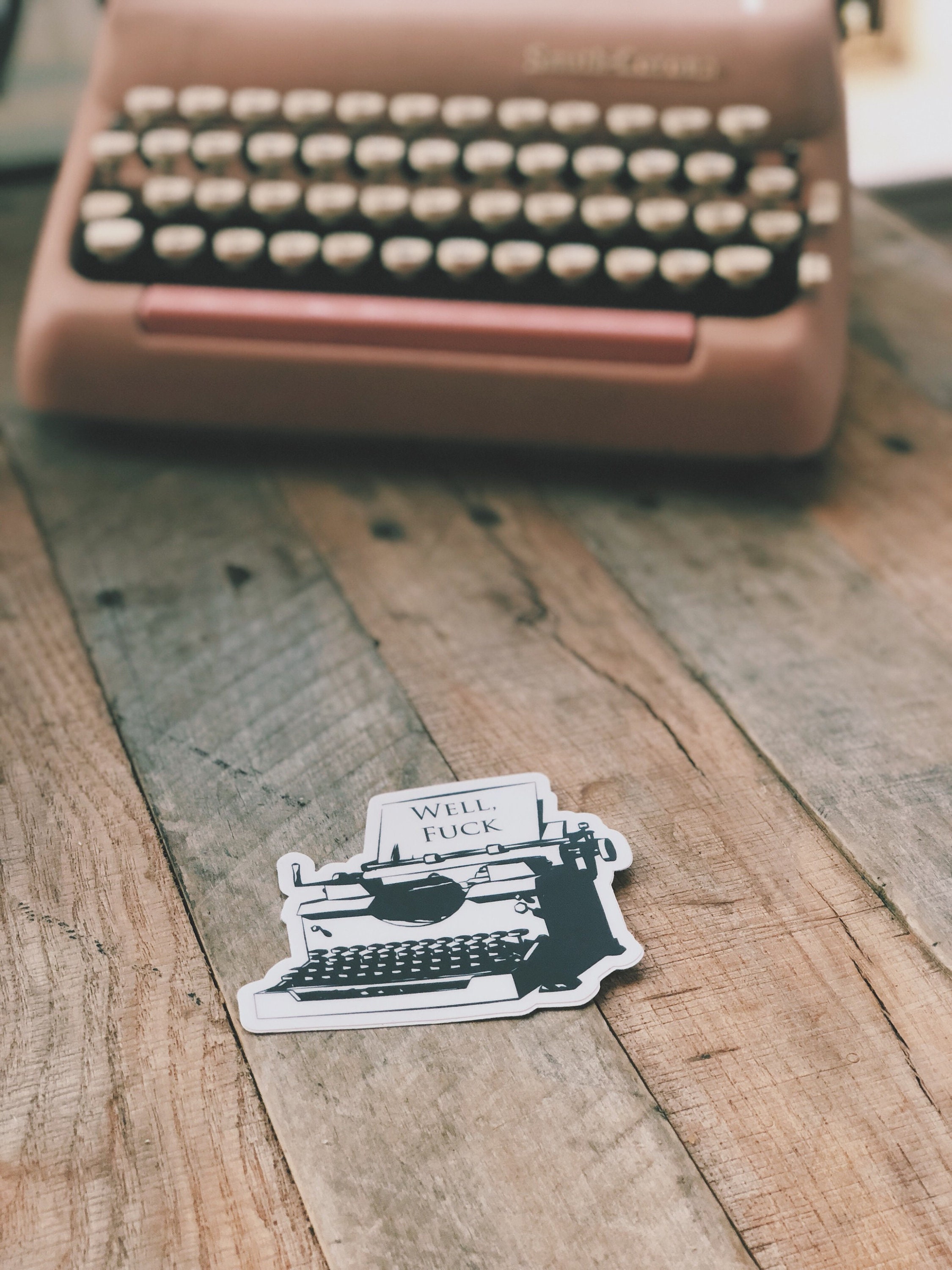 Sticker Typing Device Typewriter Sticker ! - Etsy