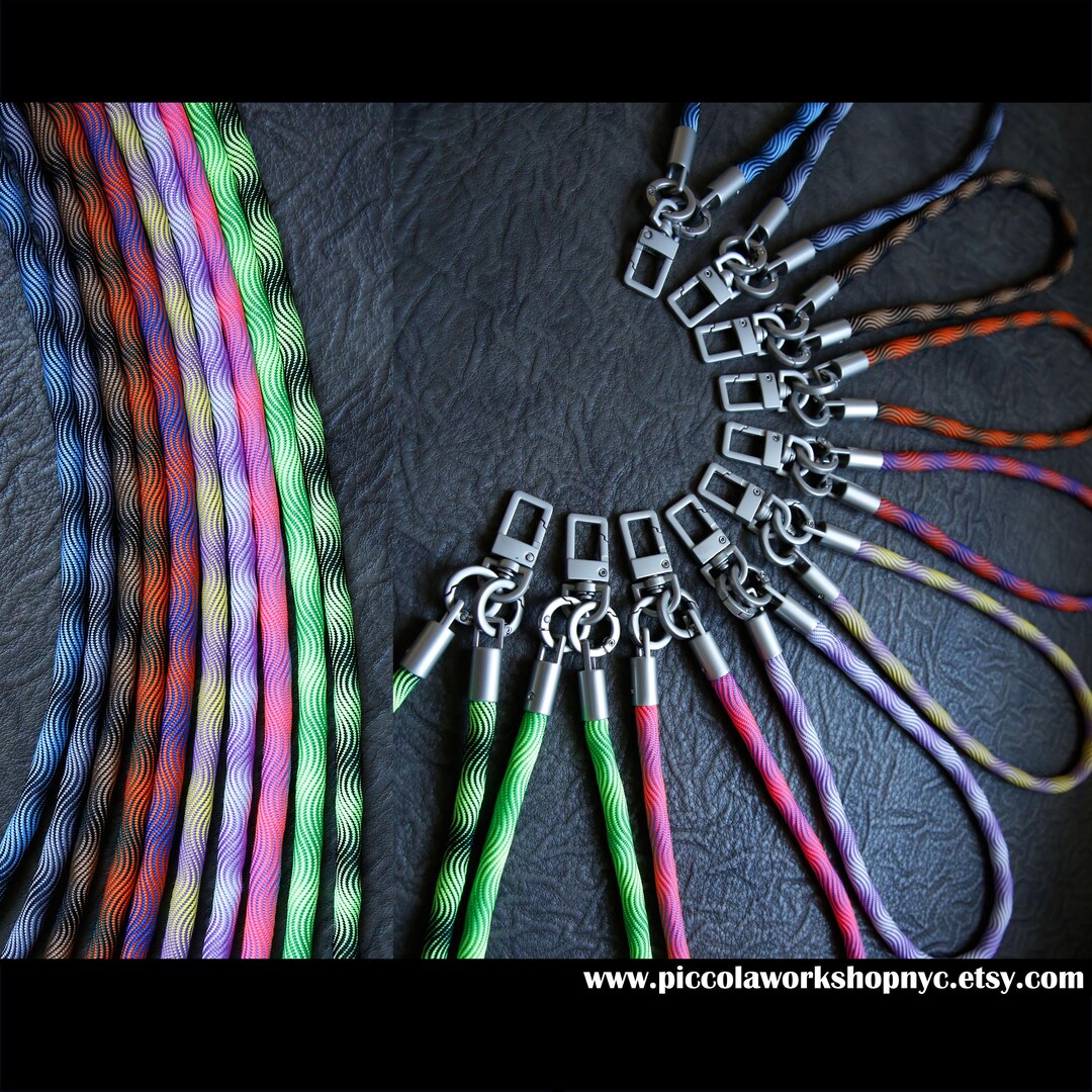 097rope Wristlet Lanyard Keychain,colorful Phone Keys Lanyard Strap ...