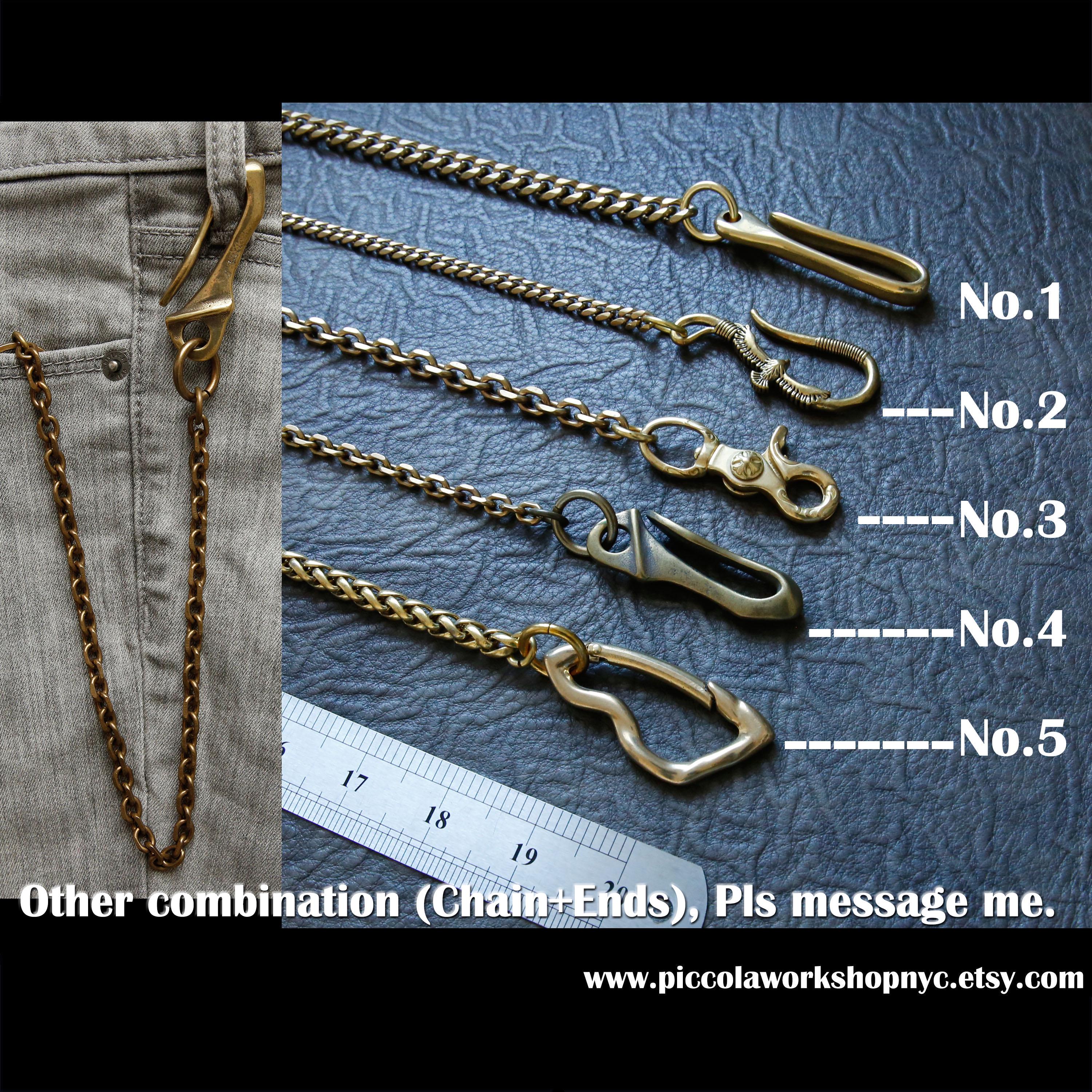 Bronze Wallet Chain - Etsy