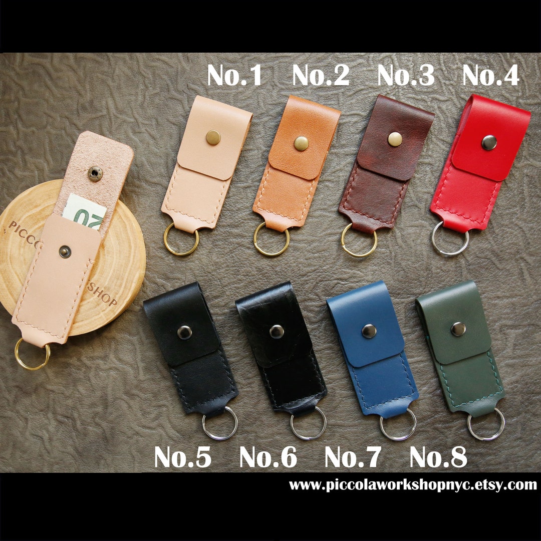 003genuine Leather,key Chain With Secret Compartment for Bills,cash ...