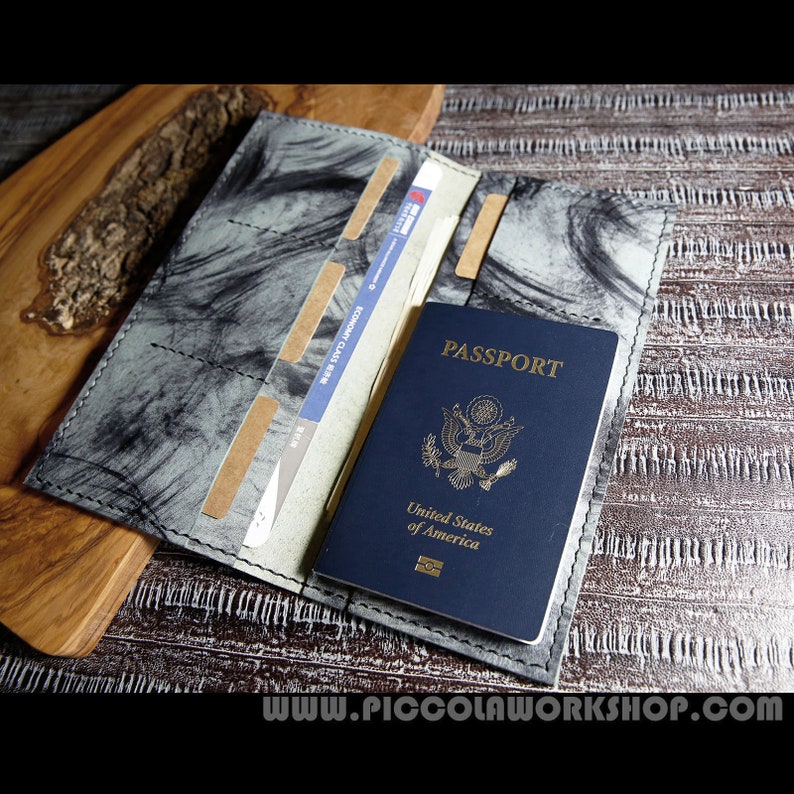 Passport Holder,Passport Cover,Travel Wallet,Ticket and Passport Wallet Case Holder,Leather Passport Wallet,For Father,For Dad,For Him