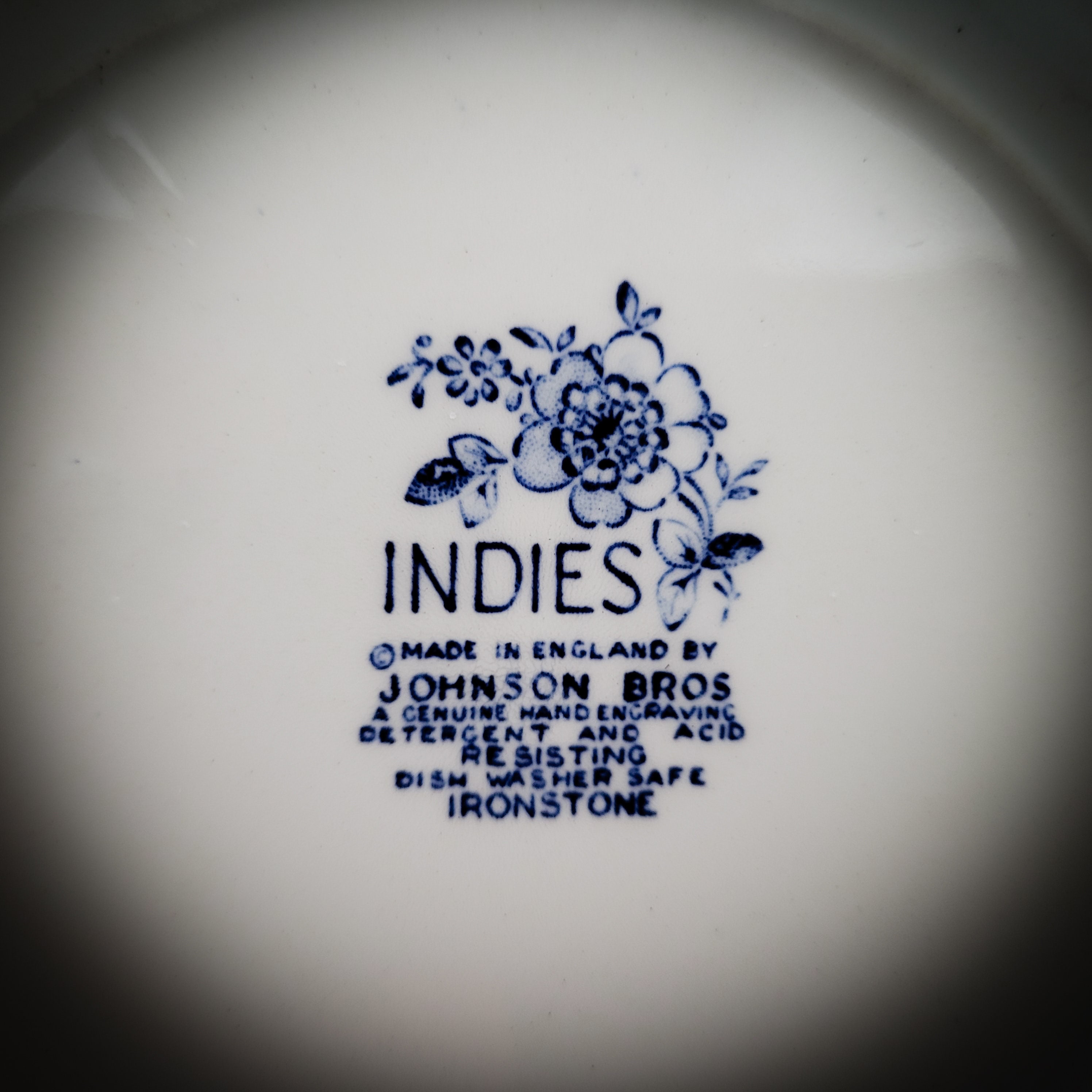 Original Vintage Johnson Brothers Indies Tea Set Etsy