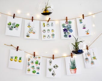 Plant Card Set with Envelopes