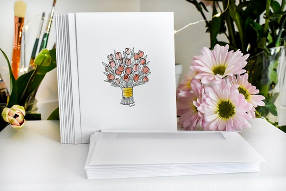 Tulip Blank Cards with Envelopes