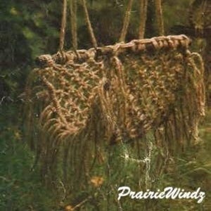Patrón PDF de columpio de macramé Balancoire vintage