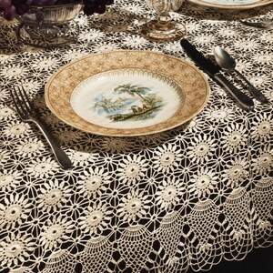 Nappe ananas motif crochet vintage pdf années 40