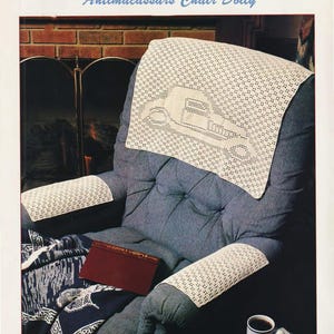 Antimacassars Chair Doilies Vintage Crochet Pattern
