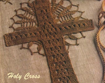 Padrão de crochê vintage da Santa Cruz em PDF