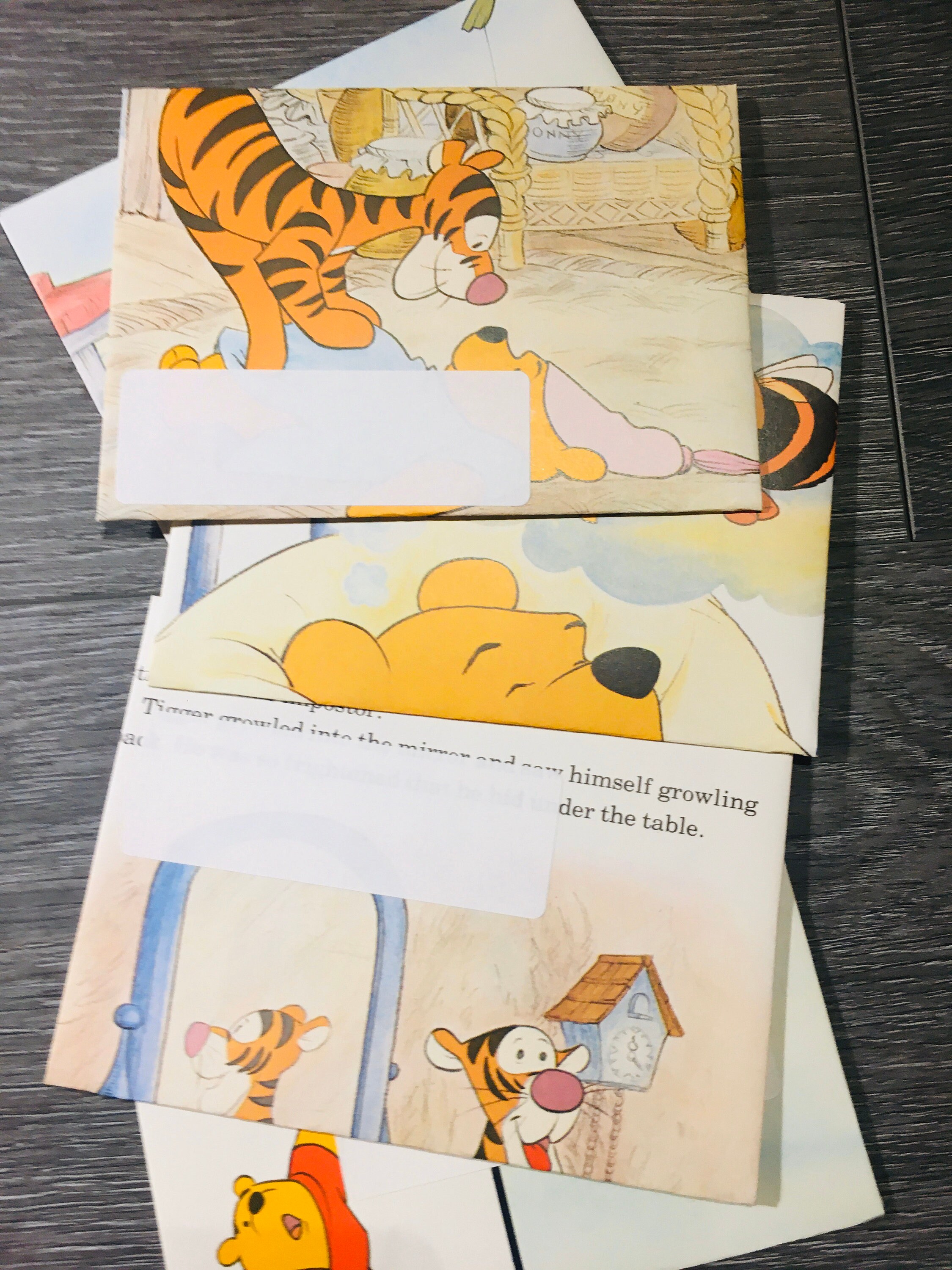 Winnie the Pooh Disney Letter Writing Set Etsy