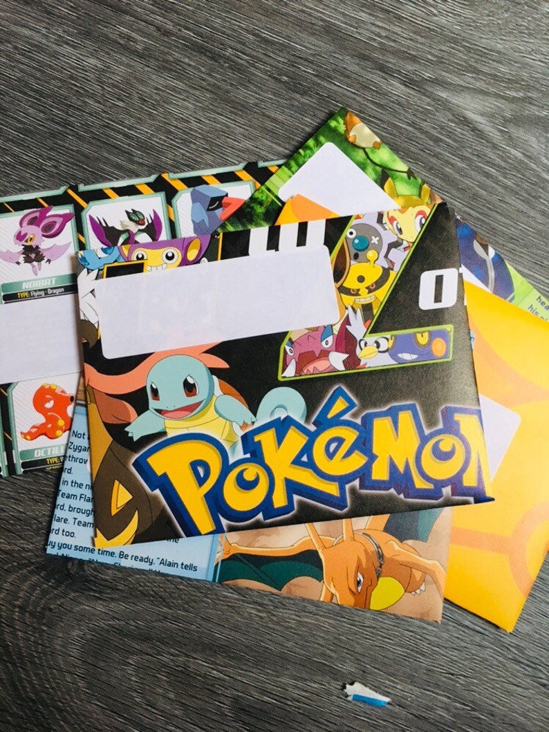 Pokemon stationary letter writing set Etsy