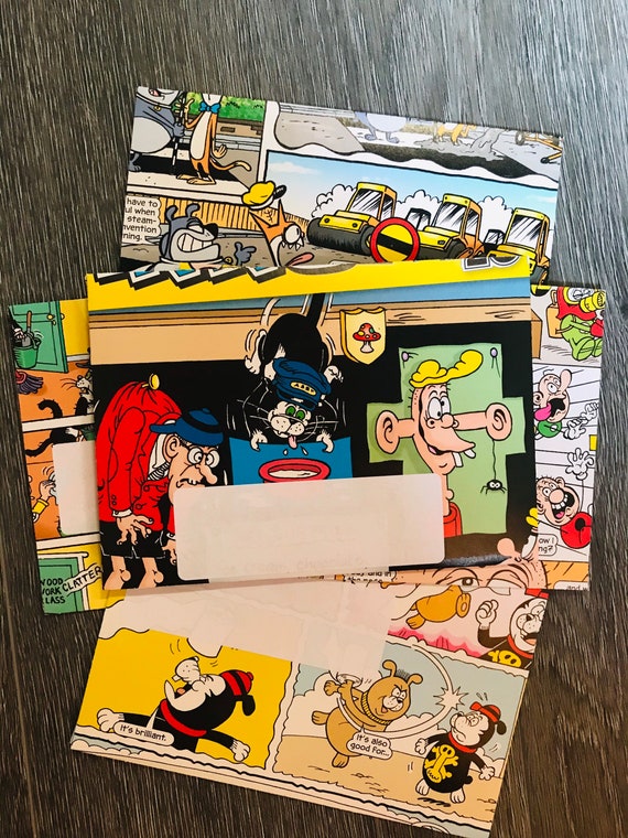 Beano Comic Briefpapier Brief Schreiben Set Etsy