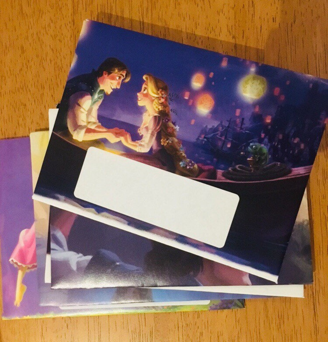 Tangled Rapunzel disney letter writing set stationary Etsy