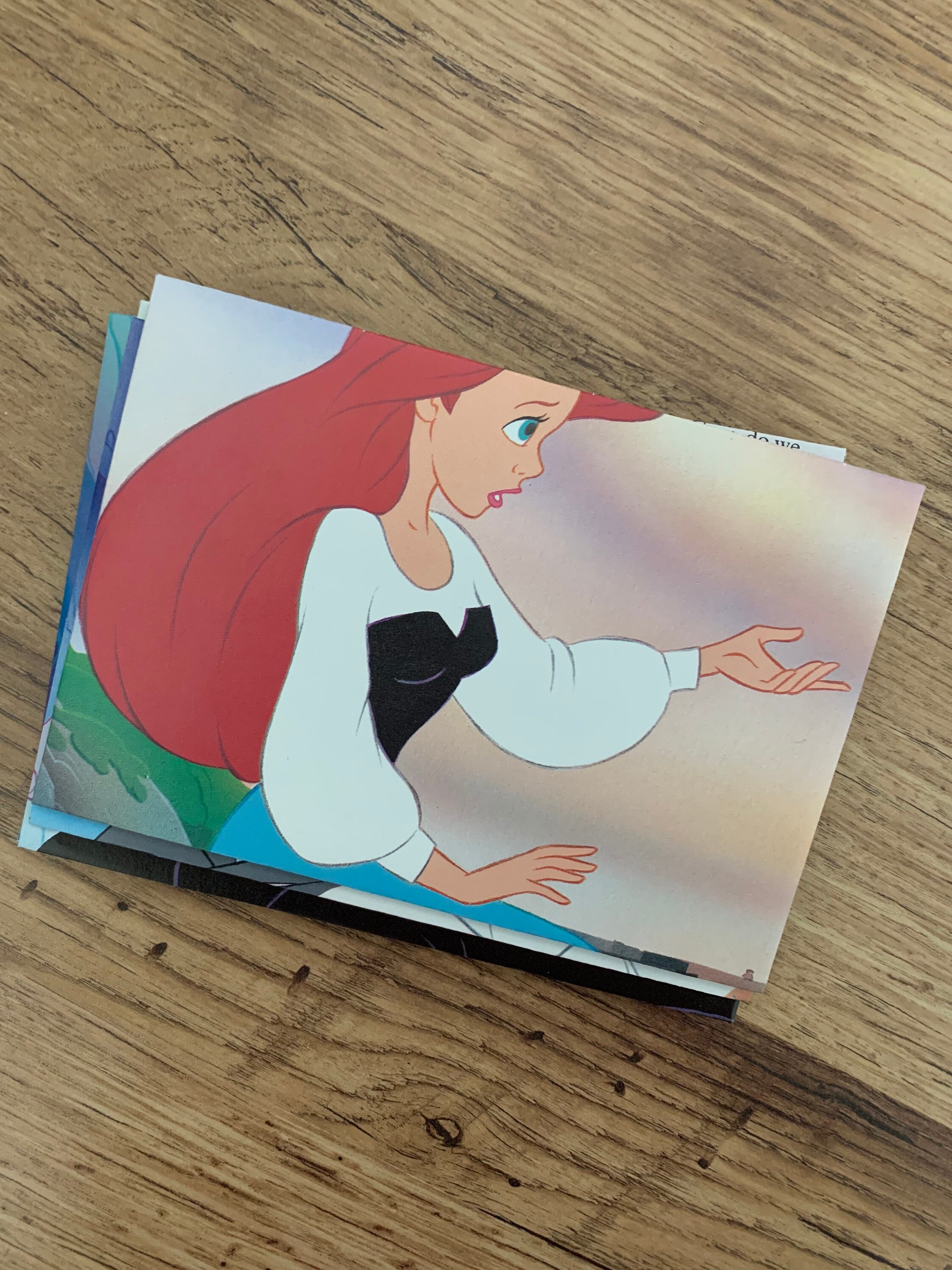 the little mermaid letter writing set etsy