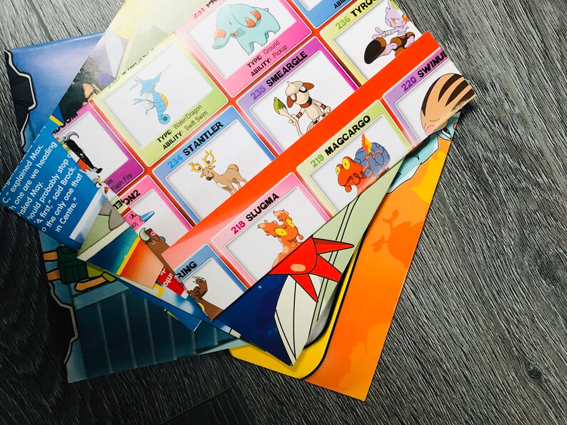 Pokemon stationary letter writing set Etsy